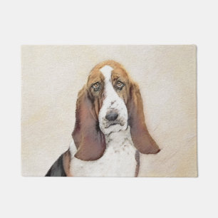 Tapete Pintura de Cachorro Basset - Arte de Cachorro Orig