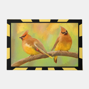 Tapete Pintura De Cedar Waxwing - Arte De Cachorro Origin