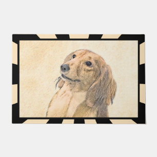 Tapete Pintura de Dachshund (Longhaired) - Arte de Cão O