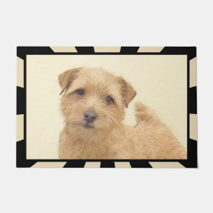 Tapete Pintura de Norfolk Terrier - Arte de cachorro orig
