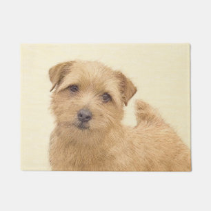 Tapete Pintura de Norfolk Terrier - Arte de cachorro orig