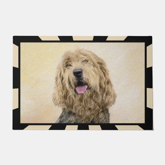 Tapete Pintura De Otterhound - Arte De Cão Original Bonit (Frente)