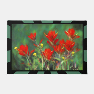 Tapete Pintura de pincel indiano - Arte de flor original