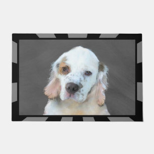 Tapete Pintura do Spaniel de Clumber - arte original