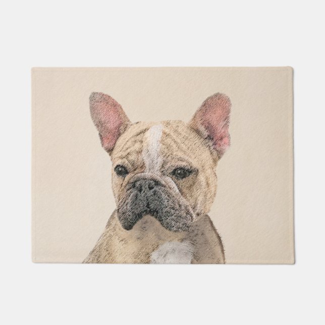 Tapete Pintura em Bulldog Francês (Sable) - Pintura Origi (Frente)