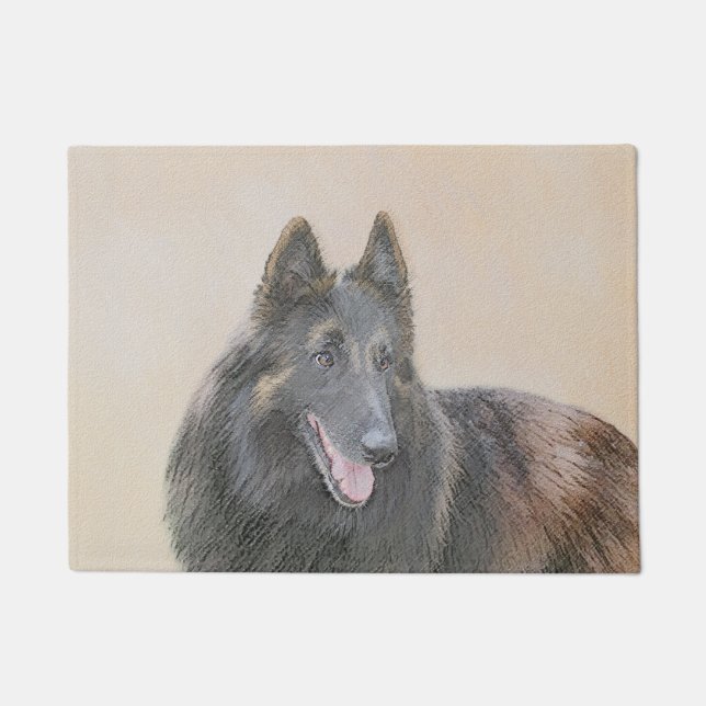 Tapete Pintura em Tervuren Belga - Arte Cachorra Original (Frente)