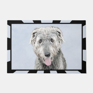 Tapete Pintura em Wolfhound Irlandês - Arte em Cachorro