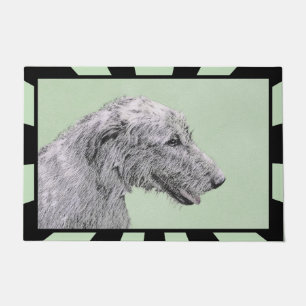 Tapete Pintura em Wolfhound Irlandês - Arte em Cachorro O
