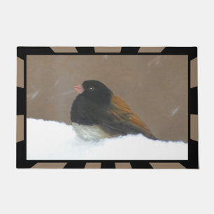 Tapete Pintura Junco De Olhos Escuros - Arte De Pássaro O