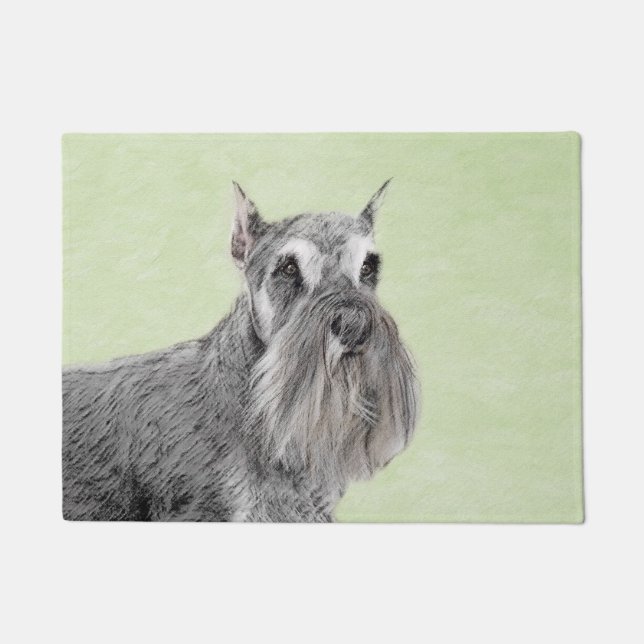 Tapete Pintura Schnauzer (Giant, Standard) - Arte Canina (Frente)