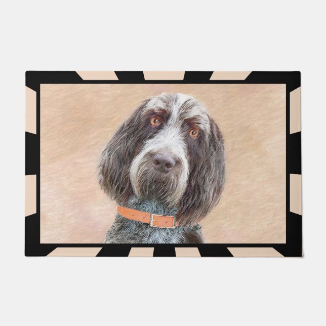 Tapete Pintura Spinone Italiano - Arte Cachorro Original (Frente)