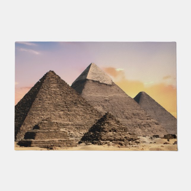 Tapete Pirâmides de Gizé Viagem Egito Foto (Frente)