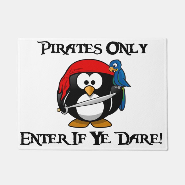 Tapete Piratas somente - entre se o YE ousa! - Pirata do (Frente)
