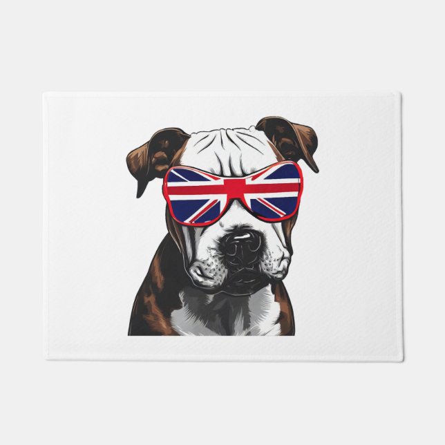 Tapete Pitbull Excelente Inglaterra (Frente)