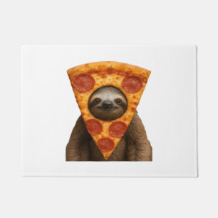 Tapete Pizza de preguiça meme engraçado estranho brincade