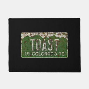 Tapete Placa de Licença de Automotivo do Vintage Colorad
