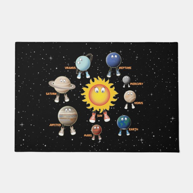 Tapete Planetas e Sistema Solar (Frente)