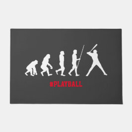 Tapete Playball em Evolução da Bateria de Baseball legal