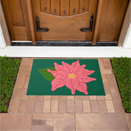 Tapete Poinsétia de Natal rosa