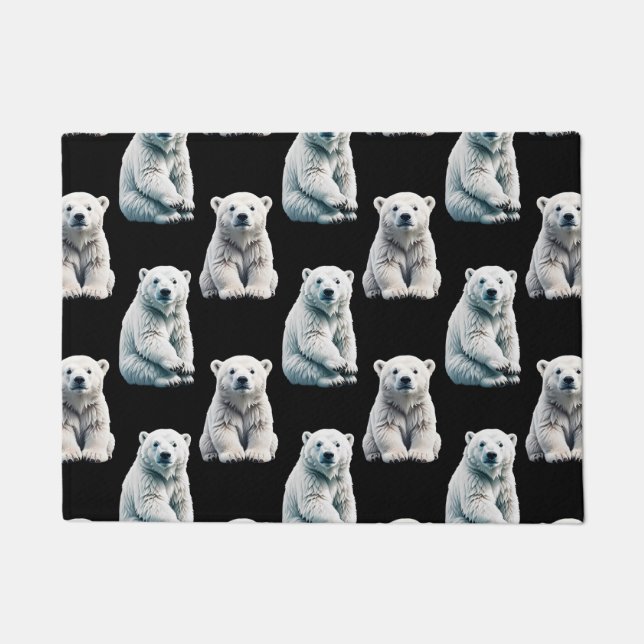 Tapete Polar Bear Animal Pattern Design (Frente)
