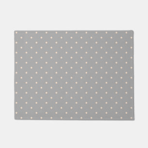 Tapete Ponto Branco Fundo Cinza Elegante Bolinhas Estampa