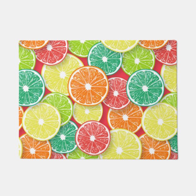 Tapete Pop de fatias de fruta Citrus art 2 (Frente)