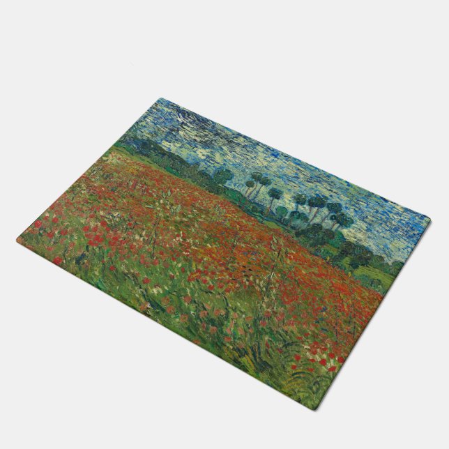 Tapete Poppy Field - Vincent van Gogh (Inclinado)
