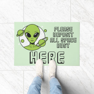 Tapete Por Favor, Deposite Todo O Pó De Espaço Aqui