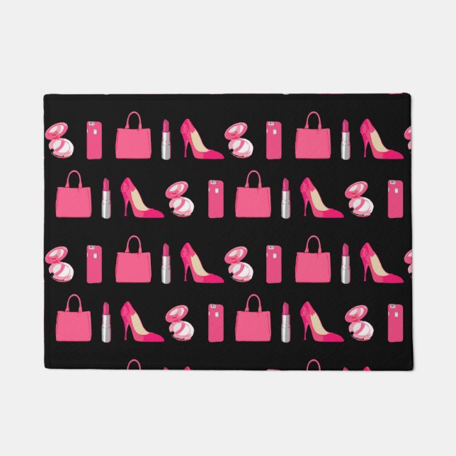 Tapete Porra preta de coisas giras (Frente)