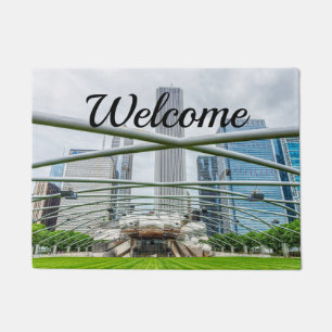 Tapete Porta-boas-vindas do Pritzker Pavilion Chicago