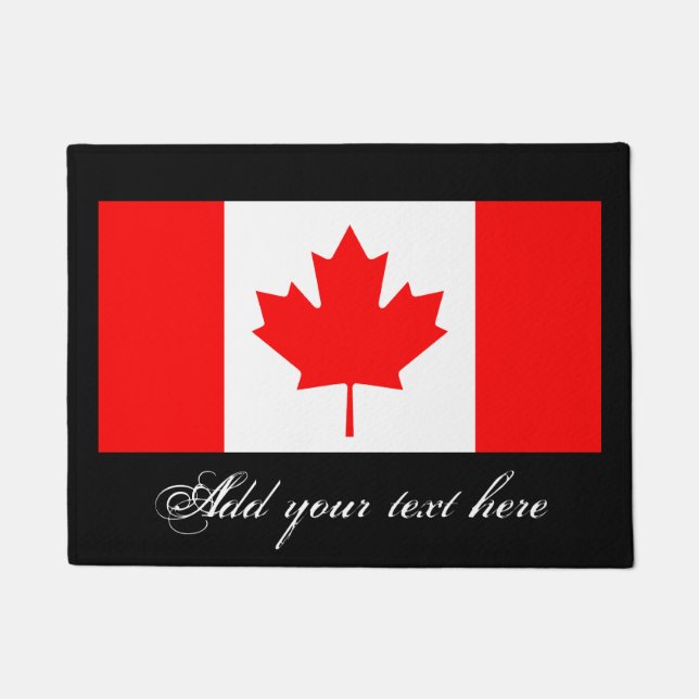 Tapete Porta canadiana com tipografia vintage (Frente)