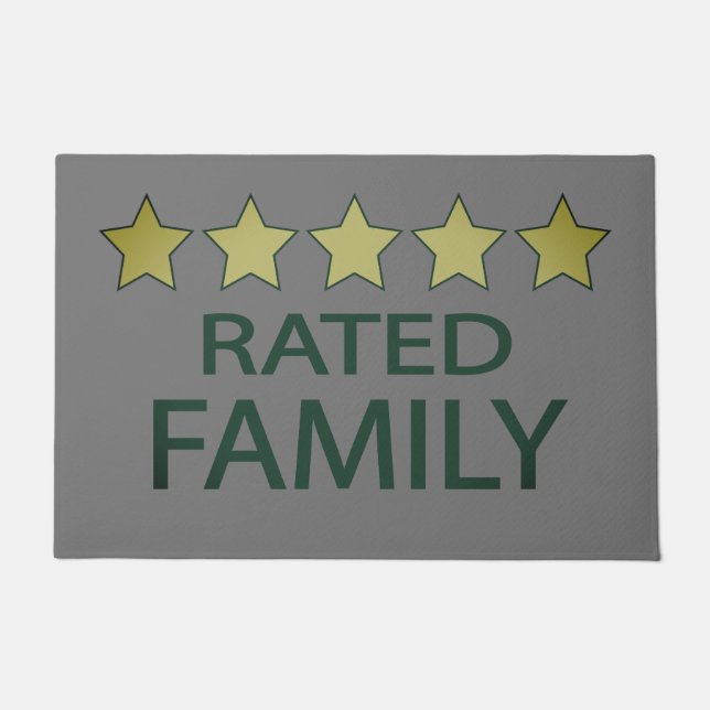 Tapete Porta da Família Cinco Estrelas (Frente)