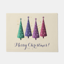 Tapete Porta das Árvores de Natal Modernas