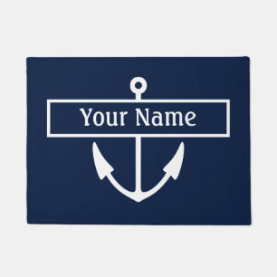 Tapete Porta de Âncora Náutica Personalizada