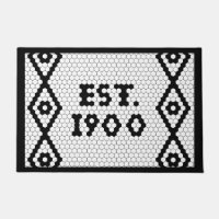 Porta de Azulejo 1900 Hex Estabelecida Personaliza