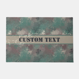 Tapete Porta de Camo de Woodland de Bioperigo com texto p