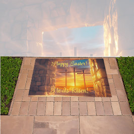 Tapete Porta de Celebração de Ressurreição da páscoa