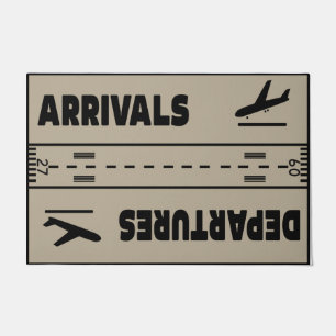 Tapete Porta de Chegadas e Partidas, Avião Engraçado