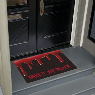 Tapete Porta De Halloween - Bata Se Atrever!!