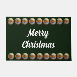 Tapete Porta de Natal Verde