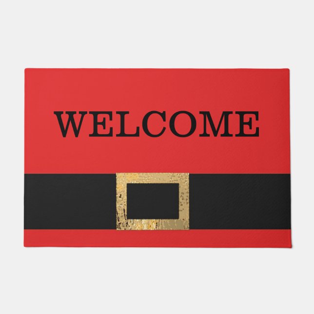 Tapete Porta de Papais noeis de Natal Belt (Frente)