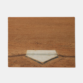 Tapete Porta de Placa de Baseball ou Softball em Casa