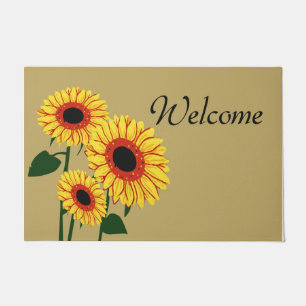 Tapete Porta de Sunflower Home, Trendy Welcome Mat