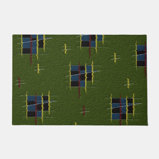 Tapete Porta do Branch Olive (Frente)