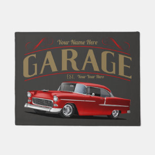 Tapete Porta do carro de hardware clássico 1955