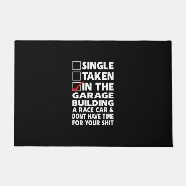 Tapete Porta do Carro Dragrace & Racing (Frente)