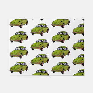 Tapete Porta do Carro Hippie Verde