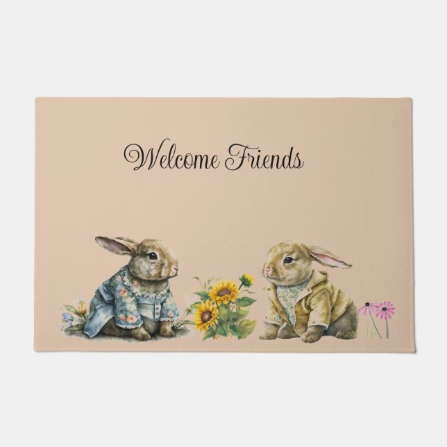 Tapete Porta do Coelho Springtime (Frente)