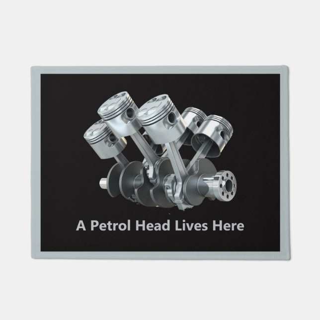 Tapete Porta do Entusiasta do Carro (Frente)