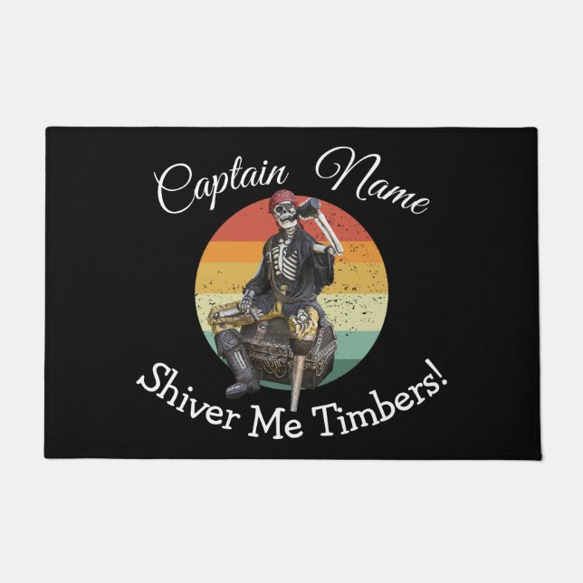 Tapete Porta do esqueleto náutico (Frente)